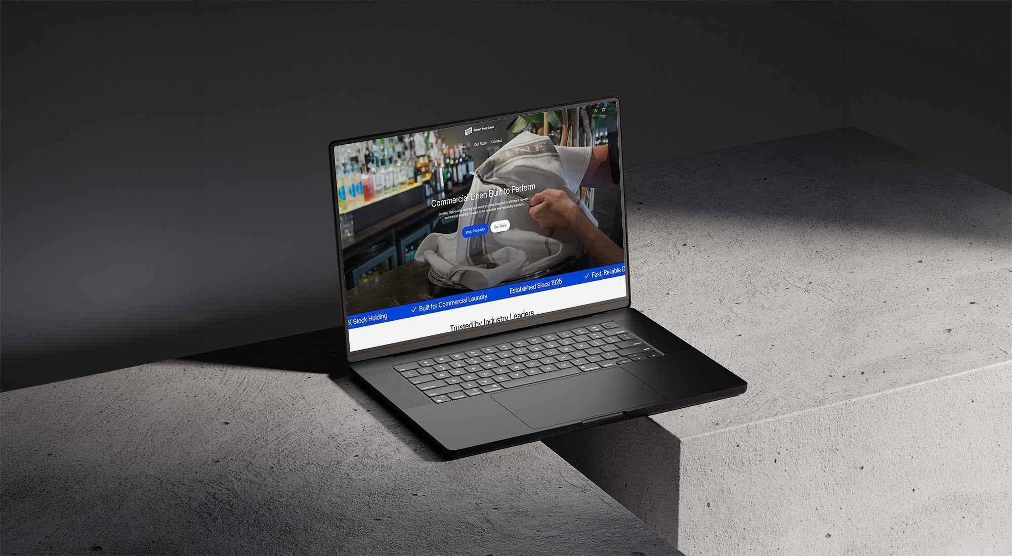 Robert Scott launches dedicated commercial linen website to meet demand from caterers