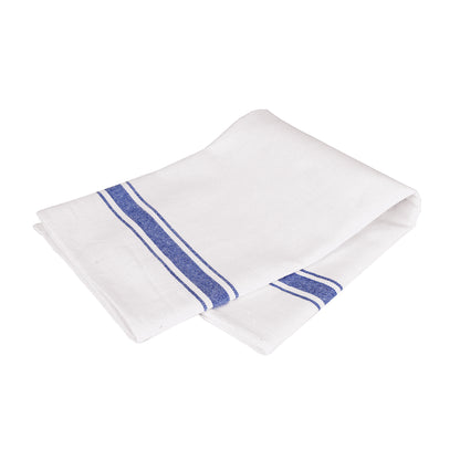Glass Cloth – Blue & White Wide Stripe (Pack of 250)