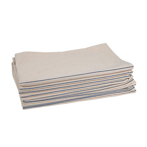 Oven Cloth Herringbone Stripe Blue (250 Pack)